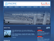 Tablet Screenshot of pacificscaffold.com